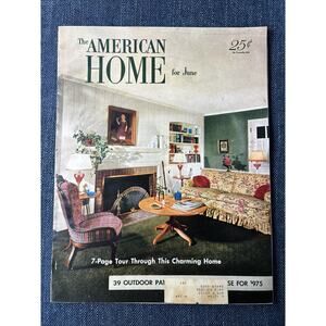 The American Home Magazine June 1953 Good Condition
